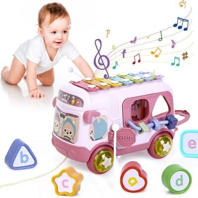 XVX Jouet Musical Bébé Bus avec Xylophone - Arc-en-ciel - 24 mois - 2 ans Arc-en-ciel TABLE ACTIVITE - Publicité XVX Jouet Musical Bébé Bus avec Xylophone - Arc-en-ciel - 24 mois - 2 ans Arc-en-ciel TABLE ACTIVITE - Publicité