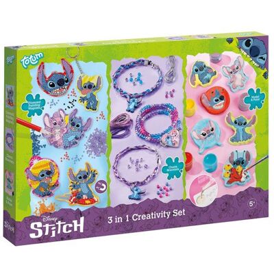 Totum 3en1 Stitch Diamond Painting - ensemble de bricolage multicolore - Publicité Totum 3en1 Stitch Diamond Painting - ensemble de bricolage multicolore - Publicité