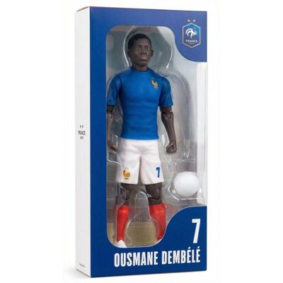 Figurine articulée - Équipe de France - MEGABLEU - Dembélé numéro 7 - 20 cm Bleu - Publicité Figurine articulée - Équipe de France - MEGABLEU - Dembélé numéro 7 - 20 cm Bleu - Publicité