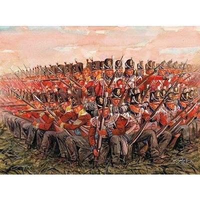 Italeri Infanterie Britannique 1815 - Guerres Napoléoniennes Figurines - Publicité Italeri Infanterie Britannique 1815 - Guerres Napoléoniennes Figurines - Publicité