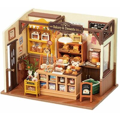 ROBOTIME Maquette Beckas Baking House Beige - Publicité ROBOTIME Maquette Beckas Baking House Beige - Publicité