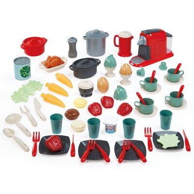 Coffret dinette - ECOIFFIER - 70 pièces - Dès 18 mois - Publicité Coffret dinette - ECOIFFIER - 70 pièces - Dès 18 mois - Publicité