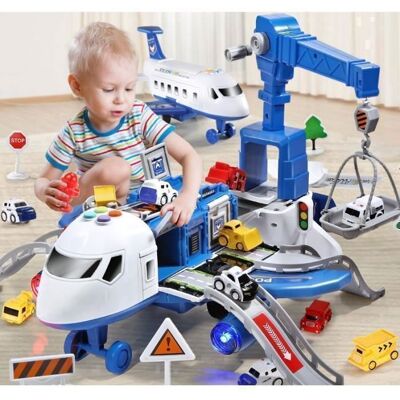NAPASA Avion Jouet Enfant 3 Ans Garçon FillesCAMION JouetsTransporteur de Voitures Parking Simulé-Jouet Enfant 3 5 7 Ans Garçon Bleu - Publicité NAPASA Avion Jouet Enfant 3 Ans Garçon FillesCAMION JouetsTransporteur de Voitures Parking Simulé-Jouet Enfant 3 5 7 Ans Garçon Bleu - Publicité