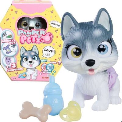 Simba Smoby - Pamper Petz - Husky à adopter - 4 accessoires - Articulé - Bois et fais pipi - Certificat dadoption - Dès 3 ans - Publicité Simba Smoby - Pamper Petz - Husky à adopter - 4 accessoires - Articulé - Bois et fais pipi - Certificat dadoption - Dès 3 ans - Publicité