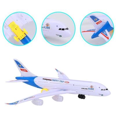 Jouet Avion A380 Electrique Son et Lumière - OMABETA - 43CM - Enfant - Mixte - Publicité Jouet Avion A380 Electrique Son et Lumière - OMABETA - 43CM - Enfant - Mixte - Publicité