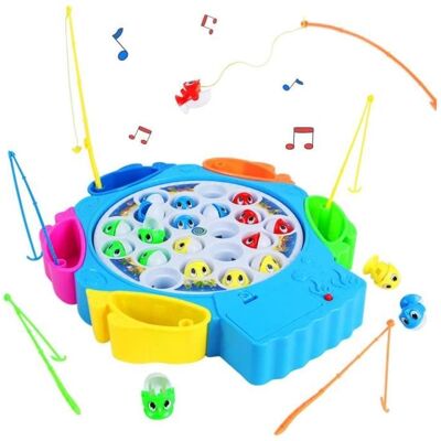 Jeu de société - Peche à la ligne - Musical - Plastique non toxique - Pour enfants à partir de 3 ans - Publicité Jeu de société - Peche à la ligne - Musical - Plastique non toxique - Pour enfants à partir de 3 ans - Publicité