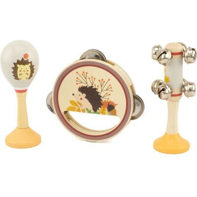 Set musical - ULYSSE - Ulysse - Instruments en bois - 3 pièces - Éveil musical pour bébés Beige - Publicité Set musical - ULYSSE - Ulysse - Instruments en bois - 3 pièces - Éveil musical pour bébés Beige - Publicité