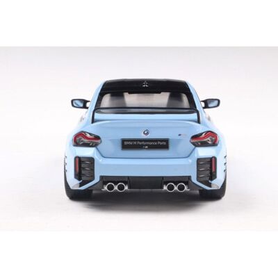 Voiture miniature de collection - SOLIDO - BMW M2 (G87) Performance - Zandvoort Blue - Échelle 1/18 - Monté métal Bleu - Publicité Voiture miniature de collection - SOLIDO - BMW M2 (G87) Performance - Zandvoort Blue - Échelle 1/18 - Monté métal Bleu - Publicité