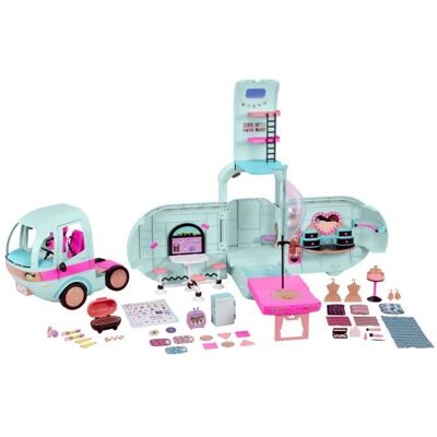 L.O.L. SURPRISE! Camping-car L.O.L. Surprise OMG Glamper avec plus de 50 surprises - Bleu Turquoise Bleu - Publicité L.O.L. SURPRISE! Camping-car L.O.L. Surprise OMG Glamper avec plus de 50 surprises - Bleu Turquoise Bleu - Publicité
