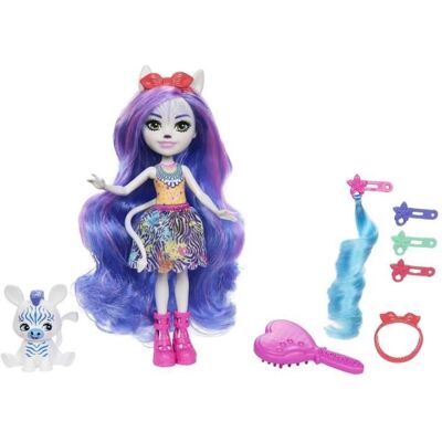 Enchantimals-Poupée Chevelure Gala Enchanté avec figurine animale HNV28 Violet - Publicité Enchantimals-Poupée Chevelure Gala Enchanté avec figurine animale HNV28 Violet - Publicité
