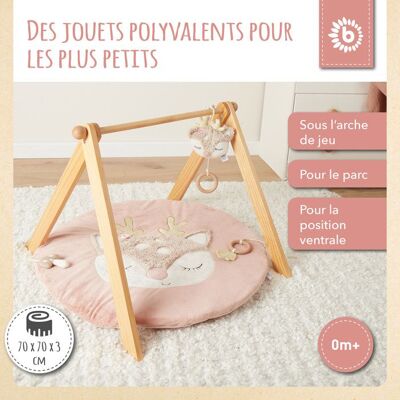 Bieco tapis déveil biche Ella - tapis deveil bebe rose - faon bebe - tapis biche tapis déveil bébé fille matelas deveil bebe Rose - Publicité Bieco tapis déveil biche Ella - tapis deveil bebe rose - faon bebe - tapis biche tapis déveil bébé fille matelas deveil bebe Rose - Publicité