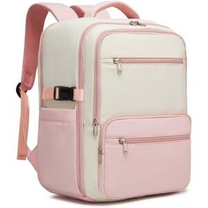 Kono Sac à Dos Cabine Avion 40x30x20cm Compatible Ryanair Sac de Voyage 24L Résistant à l’Eau avec Pochette Homme Femme Rose Rose - Publicité Kono Sac à Dos Cabine Avion 40x30x20cm Compatible Ryanair Sac de Voyage 24L Résistant à l’Eau avec Pochette Homme Femme Rose Rose - Publicité