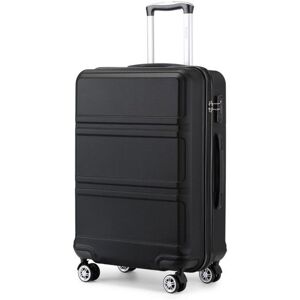Kono Valise de Voyage 51.5x38x21cm Trolley Rigide en ABS avec Bagages à Main à 4 roulettes et Serrure TSA Valise Bagage Noir - Publicité Kono Valise de Voyage 51.5x38x21cm Trolley Rigide en ABS avec Bagages à Main à 4 roulettes et Serrure TSA Valise Bagage Noir - Publicité