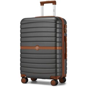 Kono Valise Rigide Moyenne Taille 66.5x45.5x25.5cm Valise de Voyage ABS+PC avec 4 roulettes et Serrure Trolley de Voyage 62L Gris Gris - Publicité Kono Valise Rigide Moyenne Taille 66.5x45.5x25.5cm Valise de Voyage ABS+PC avec 4 roulettes et Serrure Trolley de Voyage 62L Gris Gris - Publicité