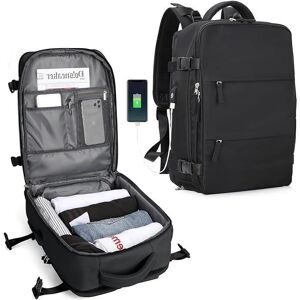 Sac à Dos Voyage Cabine - FREOSEN - 42x17x31cm - Imperméable - Avec Port de Charge USB Noir - Publicité Sac à Dos Voyage Cabine - FREOSEN - 42x17x31cm - Imperméable - Avec Port de Charge USB Noir - Publicité