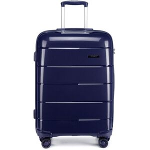 Kono Bagage de Cabine 55x40x21cm Valise Rigide en Polypropylène Valise de Voyage Léger 4 roulettes avec Serrure TSA 38L Marine Bleu - Publicité Kono Bagage de Cabine 55x40x21cm Valise Rigide en Polypropylène Valise de Voyage Léger 4 roulettes avec Serrure TSA 38L Marine Bleu - Publicité
