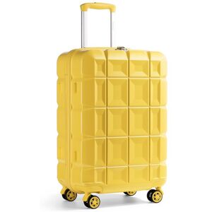 Kono Valise Cabine Rigide ABS Bagages a Cabine avec 4 roulettes Valise de Voyage avec Serrure TSA 54x34x22cm Valises 34L Jaune Jaune - Publicité Kono Valise Cabine Rigide ABS Bagages a Cabine avec 4 roulettes Valise de Voyage avec Serrure TSA 54x34x22cm Valises 34L Jaune Jaune - Publicité
