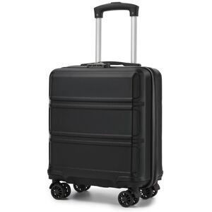 Kono Valise Cabine 45x36x20cm Valise de Voyage Trolley Rigide en ABS Petite avec Bagages à Main à 4 roulettes et Serrure TSA Noir Noir - Publicité Kono Valise Cabine 45x36x20cm Valise de Voyage Trolley Rigide en ABS Petite avec Bagages à Main à 4 roulettes et Serrure TSA Noir Noir - Publicité