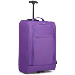 Kono Valise Cabine 53x36x18cm Souple Légère à 2 roulettes Bagage à Main Avion Valise de Voyage Bagages en Polyester 600D (Violet) Blanc - Publicité Kono Valise Cabine 53x36x18cm Souple Légère à 2 roulettes Bagage à Main Avion Valise de Voyage Bagages en Polyester 600D (Violet) Blanc - Publicité