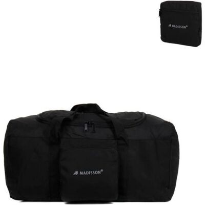 Sac de voyage - Madisson - 22460 - Pliable - 60 cm - Polyester 600D - Noir Noir - Publicité Sac de voyage - Madisson - 22460 - Pliable - 60 cm - Polyester 600D - Noir Noir - Publicité