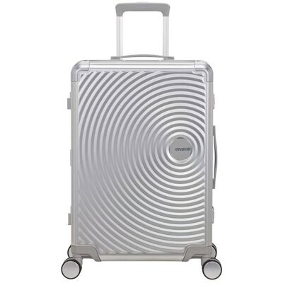 American Tourister Soundbox Alu Spinner 68 - Valise aluminium 68 cm 4 roulettes 360° TSA 73 L (gris clair) Gris - Publicité American Tourister Soundbox Alu Spinner 68 - Valise aluminium 68 cm 4 roulettes 360° TSA 73 L (gris clair) Gris - Publicité