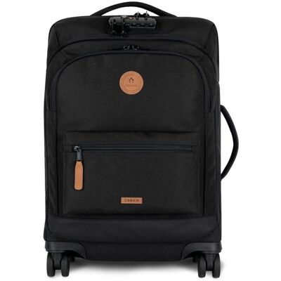 Trolley - CABAIA - Soft Suitcase S Berlin - 38L - TSA intégré - 4 roulettes 360° Noir - Publicité Trolley - CABAIA - Soft Suitcase S Berlin - 38L - TSA intégré - 4 roulettes 360° Noir - Publicité