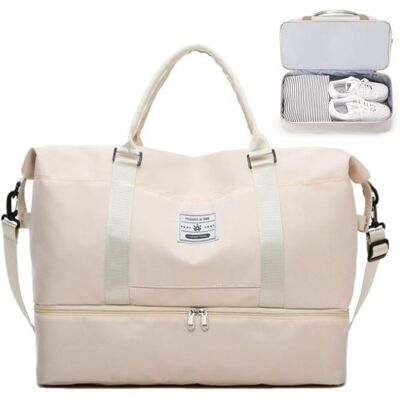 IHABOR Sac de Voyage pour Femme Sac de Bagage à Main Léger Sac de avec Compartiment à Chaussures Imperméable Sac avec Sac Humide Séparé Noir - Publicité IHABOR Sac de Voyage pour Femme Sac de Bagage à Main Léger Sac de avec Compartiment à Chaussures Imperméable Sac avec Sac Humide Séparé Noir - Publicité