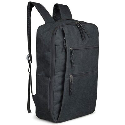 KINSTON Sac à Dos Voyage 40x30x15 cm Bagage Cabine Avion Sac Ordinateur Portable Petit Bagage Main Noir Noir - Publicité KINSTON Sac à Dos Voyage 40x30x15 cm Bagage Cabine Avion Sac Ordinateur Portable Petit Bagage Main Noir Noir - Publicité