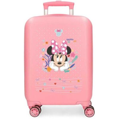 Disney - Valise enfant Minnie Happy to be me - 13758 Rose - Publicité Disney - Valise enfant Minnie Happy to be me - 13758 Rose - Publicité