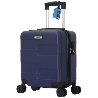 Valise cabine EasyJet 45x36x20 cm – ABS rigide léger – 4 roues doubles pivotantes – Bleu - TROLLEY ADC – Étiquette bagage offerte Bleu - Publicité Valise cabine EasyJet 45x36x20 cm – ABS rigide léger – 4 roues doubles pivotantes – Bleu - TROLLEY ADC – Étiquette bagage offerte Bleu - Publicité