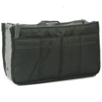 Organiseur de sac -Grand organiseur - Noir - 28x17x8 cm - Très léger 80g-NOVAGO® Noir - Publicité Organiseur de sac -Grand organiseur - Noir - 28x17x8 cm - Très léger 80g-NOVAGO® Noir - Publicité