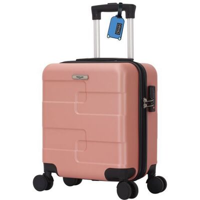 Valise cabine homologuée EasyJet - ADC - 45x36x20 cm - ABS rigide - 8 roulettes 360° - Ultra-légère 2 3 kg Rose - Publicité Valise cabine homologuée EasyJet - ADC - 45x36x20 cm - ABS rigide - 8 roulettes 360° - Ultra-légère 2 3 kg Rose - Publicité