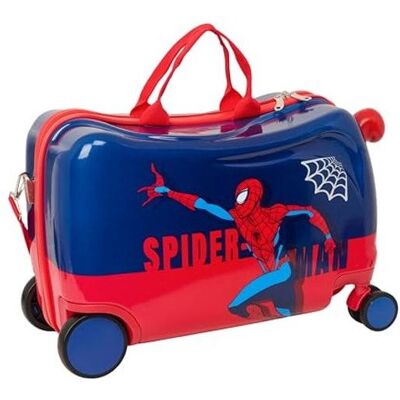 SAFTA Spiderman - Trolley pour Enfant Valise à roulettes Cadenas de sécurité Valise légère 44 x 21 x 27 cm Bleu - Publicité SAFTA Spiderman - Trolley pour Enfant Valise à roulettes Cadenas de sécurité Valise légère 44 x 21 x 27 cm Bleu - Publicité