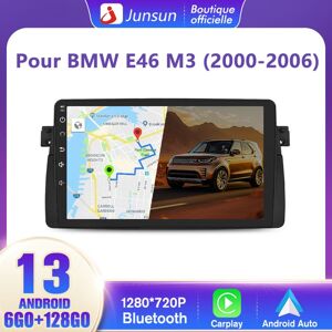 Junsun Autoradio 4G Android 13 6Go+128Go pour BMW E46 Série 3 M3 Rover 75 MG ZT 9 Écran avec Carplay Android Auto GPS Bluetooth Noir - Publicité Junsun Autoradio 4G Android 13 6Go+128Go pour BMW E46 Série 3 M3 Rover 75 MG ZT 9 Écran avec Carplay Android Auto GPS Bluetooth Noir - Publicité
