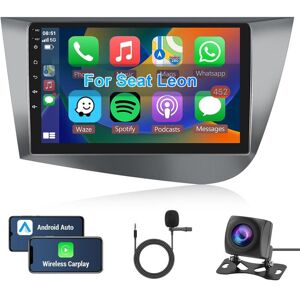 IBEAFILLY Autoradio 9 pouces-Android 15-GPS CarPlay-Pour Seat Leon 2005-2013-2+64G-FM/RDS-Lien miroir-WiFi Bluetooth-Avec ADH caméra Arrière Noir - Publicité IBEAFILLY Autoradio 9 pouces-Android 15-GPS CarPlay-Pour Seat Leon 2005-2013-2+64G-FM/RDS-Lien miroir-WiFi Bluetooth-Avec ADH caméra Arrière Noir - Publicité