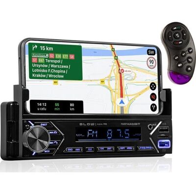 Radio BLOW MOBILE PRO 1DIN - RDS Bluetooth USB AUX - Publicité Radio BLOW MOBILE PRO 1DIN - RDS Bluetooth USB AUX - Publicité