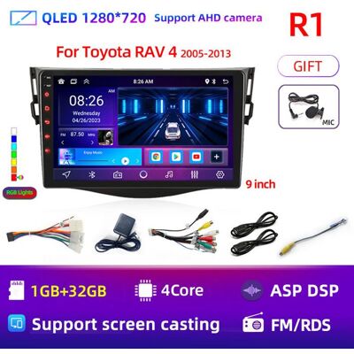 1001 PILES BATTERIES Autoradio Android 13 9 pouces pour Toyota RAV4 Rav 4 2005 – 2013 lecteur multimédia 2din Carplay DSP Navigation GPS 4G Net Noir - Publicité 1001 PILES BATTERIES Autoradio Android 13 9 pouces pour Toyota RAV4 Rav 4 2005 – 2013 lecteur multimédia 2din Carplay DSP Navigation GPS 4G Net Noir - Publicité