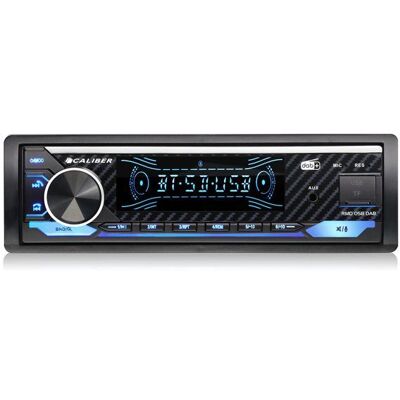 Caliber Autoradio avec Bluetooth - DAB - DAB+ - Autoradio avec USB SD AUX FM - 1 DIN - Appels mains libres - Port de chargement USB - 4 x Noir - Publicité Caliber Autoradio avec Bluetooth - DAB - DAB+ - Autoradio avec USB SD AUX FM - 1 DIN - Appels mains libres - Port de chargement USB - 4 x Noir - Publicité