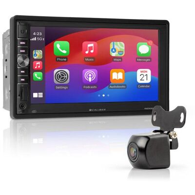 Caliber Autoradio Apple CarPlay - 7 Touchscreen - Wireless CarPlay - Bluetooth - DAB+ - USB Oplader - Handsfree bellen - 2 DIN Mult Noir - Publicité Caliber Autoradio Apple CarPlay - 7 Touchscreen - Wireless CarPlay - Bluetooth - DAB+ - USB Oplader - Handsfree bellen - 2 DIN Mult Noir - Publicité