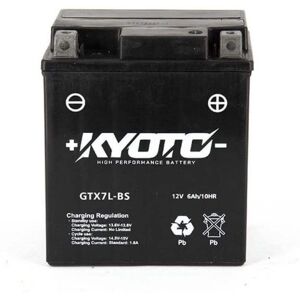 Batterie Kyoto pour Moto Honda 125 Ca Rebel 1995 à 2002 YTX7L-BS / 12V 6Ah Noir - Publicité Batterie Kyoto pour Moto Honda 125 Ca Rebel 1995 à 2002 YTX7L-BS / 12V 6Ah Noir - Publicité