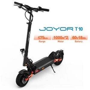 JOYOR Joyot T10 noir scooter électrique 1000w * 2 frein hydraulique avant et arrière poids net 296 kg Noir - Publicité JOYOR Joyot T10 noir scooter électrique 1000w * 2 frein hydraulique avant et arrière poids net 296 kg Noir - Publicité