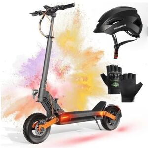 JOYOR S8 Adulte 600W/800W 48V 26Ah 75-90km Suspension Totale Pneus Tout Terrain 10. Noir - Publicité JOYOR S8 Adulte 600W/800W 48V 26Ah 75-90km Suspension Totale Pneus Tout Terrain 10. Noir - Publicité
