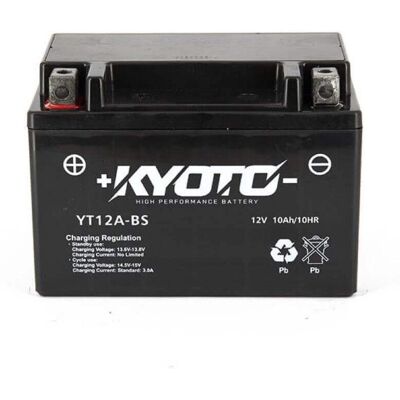 Batterie SLA Kyoto pour Moto Suzuki 750 Gsx-R 2000 à 2017 YT12A-BS SLA / 12V 10Ah Noir - Publicité Batterie SLA Kyoto pour Moto Suzuki 750 Gsx-R 2000 à 2017 YT12A-BS SLA / 12V 10Ah Noir - Publicité