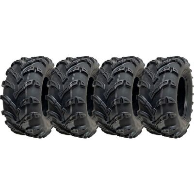 Parnells 25x10.00-12 Pneus ATV - 6ply, Conformé Route, Pack de 4 - Publicité Parnells 25x10.00-12 Pneus ATV - 6ply, Conformé Route, Pack de 4 - Publicité