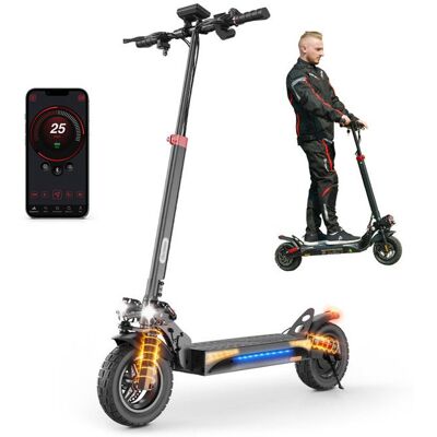 Trottinette Electrique iScooter A4 15Ah 800W Autonomie 45KM 10Pneu Charge maximale 150 kg pour Adulte Noir - Publicité Trottinette Electrique iScooter A4 15Ah 800W Autonomie 45KM 10Pneu Charge maximale 150 kg pour Adulte Noir - Publicité