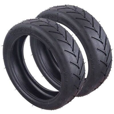 Pneus 85 pour Trottinettes Électriques - WISPEED - Lot de 2 - Noir - Adulte Noir - Publicité Pneus 85 pour Trottinettes Électriques - WISPEED - Lot de 2 - Noir - Adulte Noir - Publicité