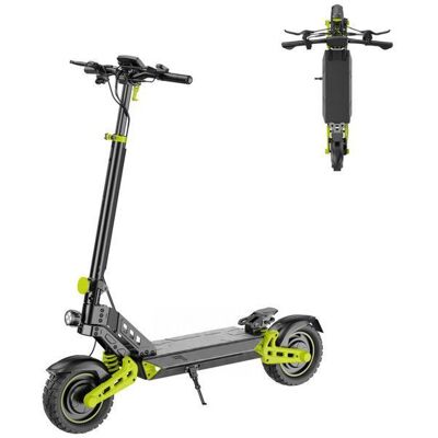 ISINWHEEL Trottinette électrique 10 D2Pro Pliable pour Adultes Vert Batterie 48V 20Ah Moteur 800W*2 Autonomie 65km Vert - Publicité ISINWHEEL Trottinette électrique 10 D2Pro Pliable pour Adultes Vert Batterie 48V 20Ah Moteur 800W*2 Autonomie 65km Vert - Publicité