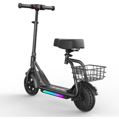Trottinette Électrique Enfant iScooter iK7 — 250W 36V 4.5Ah 11–15 km Bluetooth Musique Éclairage LED Frein Électrique Noir - Publicité Trottinette Électrique Enfant iScooter iK7 — 250W 36V 4.5Ah 11–15 km Bluetooth Musique Éclairage LED Frein Électrique Noir - Publicité