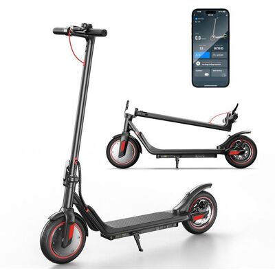Trottinette Électrique iScooter i9M 10 Moteur 500W 36V7.5Ah Autonomie 30 km - APP - Charge 120 kg Pliable Noir Pour Tout Noir - Publicité Trottinette Électrique iScooter i9M 10 Moteur 500W 36V7.5Ah Autonomie 30 km - APP - Charge 120 kg Pliable Noir Pour Tout Noir - Publicité