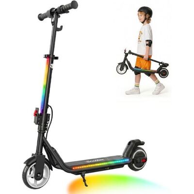 ISCOOTER Trottinette Électrique Enfant 6-14 Ans SR-K3maxVitesses 12 km/h Moteur 200WAutonomie 13kmHauteur RéglableLumineuse Multicolore Noir - Publicité ISCOOTER Trottinette Électrique Enfant 6-14 Ans SR-K3maxVitesses 12 km/h Moteur 200WAutonomie 13kmHauteur RéglableLumineuse Multicolore Noir - Publicité